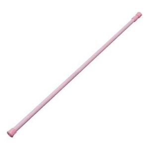 Extendable Window Shower Hanging Curtain Rod Pink 60-110 centimeter