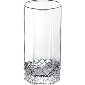 Starlit crystal glass set 300 ml ,heat resistant , 6 pc set, for hot/cold drinks (water/ juice / soft drinks)