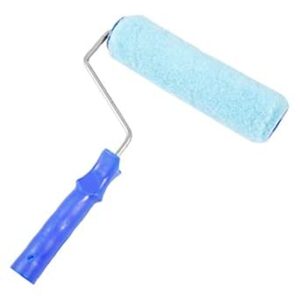 Plastic Handle Paint Roller (Blue, 9in)