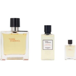Hermes Terre d' Gift Set 75ml EDP + 40ml Shower Gel and 12ml EDP