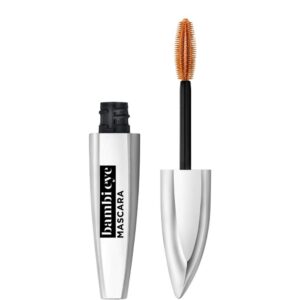 L’Oréal Paris L'Oreal Makeup Bambi Eye Mascara, Lasting Volume, Length & Lift, Doe-eye Definition, No Clumping, Washable, Blackest Black 0.21 Fl Oz