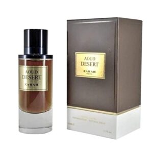 Zarah Desert Aoud Eau De Perfume For Unisex, 80 Ml