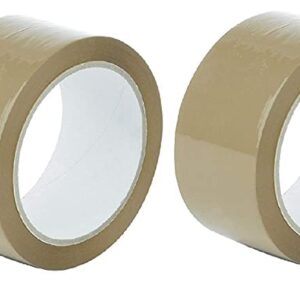 Packing Tape (Brown, Pack of 4 Pieces, 2in x 50 Yards)