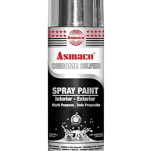 Asmaco spray paint chrome silver - silver glossy - 400ml