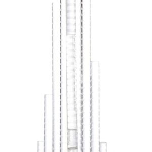 Other Glass 3D Figurine, Burj Khalifa, Clear, Decorative, Rectangular, 30 cm, Glass