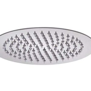 Round Stainless Steel Shower Head - 10in