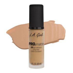 L.A. Girl Pro Matte Long Wear Foundation - GLM717 Soft Beige