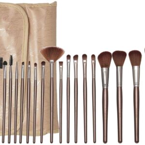 Just Gold 18 Pieces Brush Set - Beige, Jg-9257 , Pack Of 1