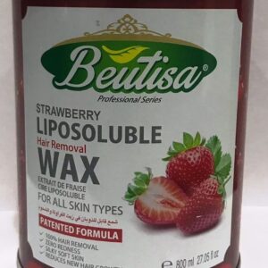 Lipsoluble Hair Removing Wax Strawberry 800ml
