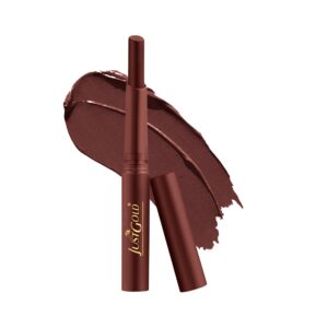 Just Gold Long Lasting Matte Finish Creamy matte lipstick with nourishment of vitamin E and Aloe vera - JG LL (05 - Brown Café)