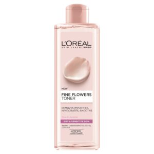 L’Oréal Paris L'Oreal Fine Flowers Cleansing Toner for Normal to Dry Sensitive Skin 400 ml