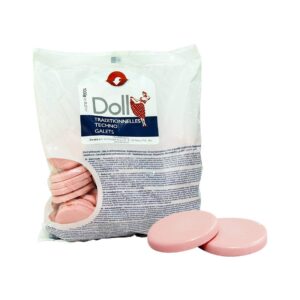 DOLL CU009 TRADITIONAL WARM WAX GALETS 1KG ROSE/ROSA(910402)