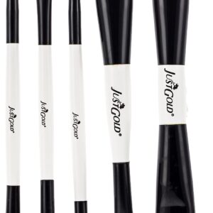 Just Gold 5 Pieces Brush Set - Black, Jg-9297, Pack Of 1
