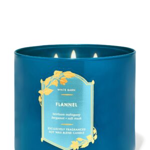Bath & Body Works Flannel 3-Wick Candle