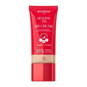 Bourjois Healthy Mix, 03 Beige, BB Cream, Foundation in a Cream, All-day Coverage and Hydration, Vitamins C, E & B5, Clean & Vegan Formula, 30 ml (1oz)