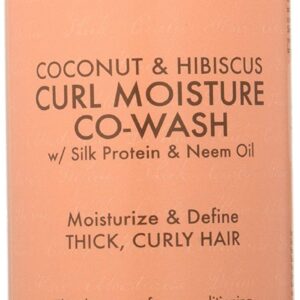 SHEA MOISTURE Coconut And Hibiscus Co Wash Conditioning Cleanser For Unisex, 236.58 ml, 8 Ounce