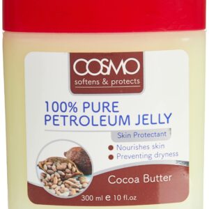 cosmo cosmetics 100% Pure Petroleum Jelly Cocoa Butter 300ml