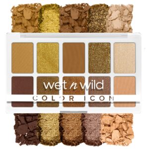 Wet n Wild Color Icon 10 Pan Palette, Eyeshadow Palette, 10 Richly Pigmented Colors For Everyday Makeup, Long Lasting And Easy To Blend Formula, Call Me Sunshine, 0.42 Ounce (Pack of 1)